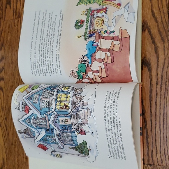 1985, A Chipmunk Christmas (Alvin and the Chipmunks) Book - Picture 5 of 13